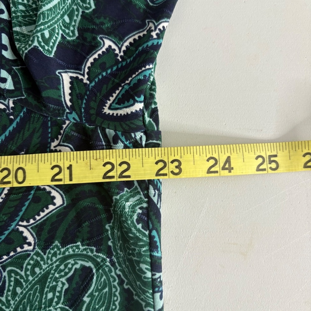 Croft & Barrow Plus Size Paisley Blouse - Picture 9 of 10